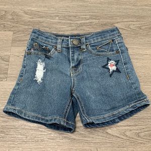 Vigoss girls jean shorts - size 4